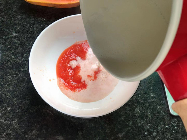 Papaya Bumped into Milk recipe