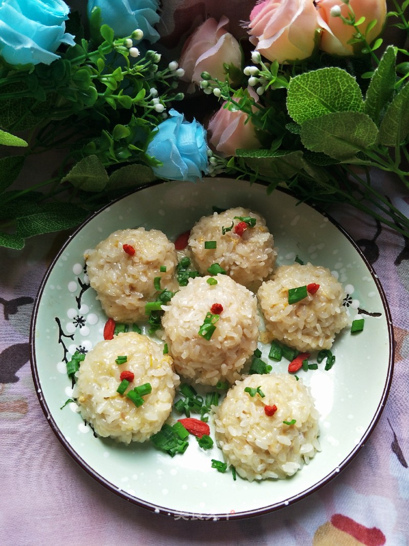 Salted Egg Yolk Glutinous Rice Balls recipe