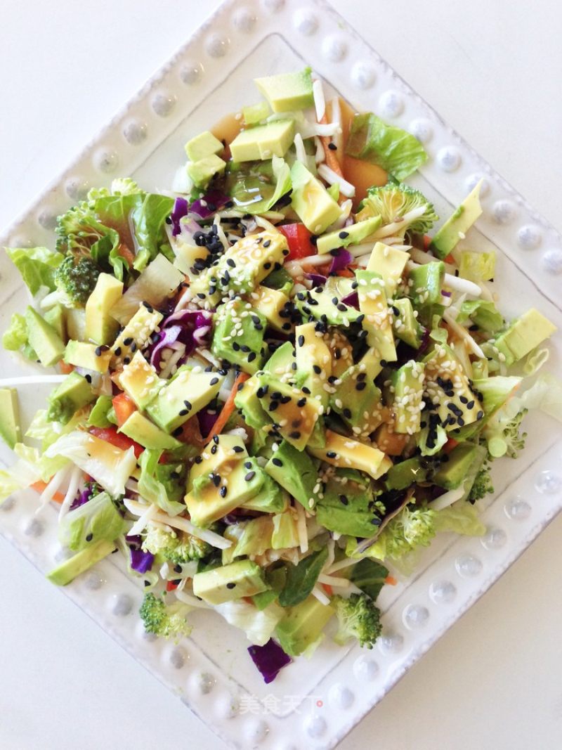 Rong Yuan Taihua-western Food-rainbow Salad recipe