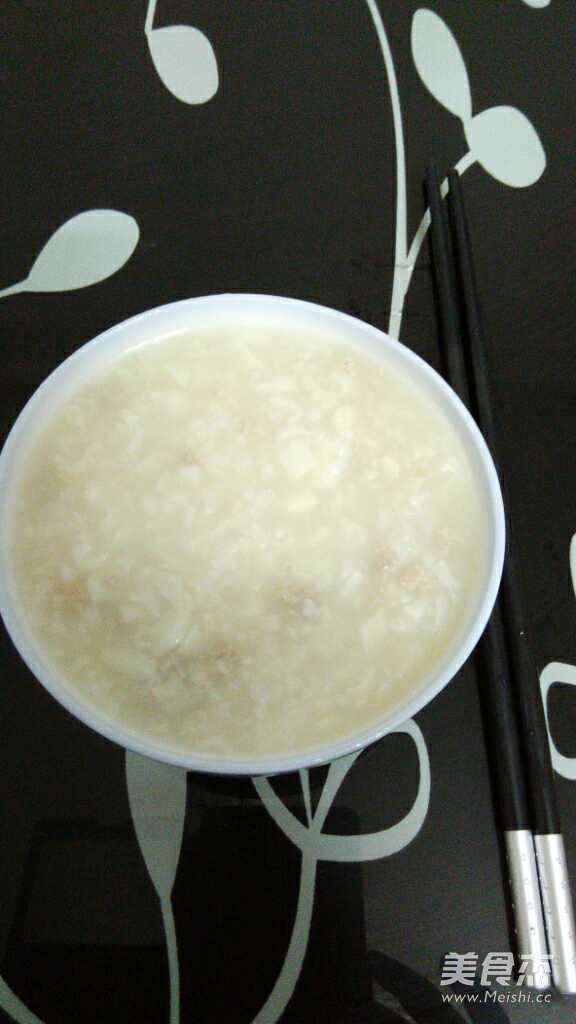 Lean Pork Congee with Yam recipe