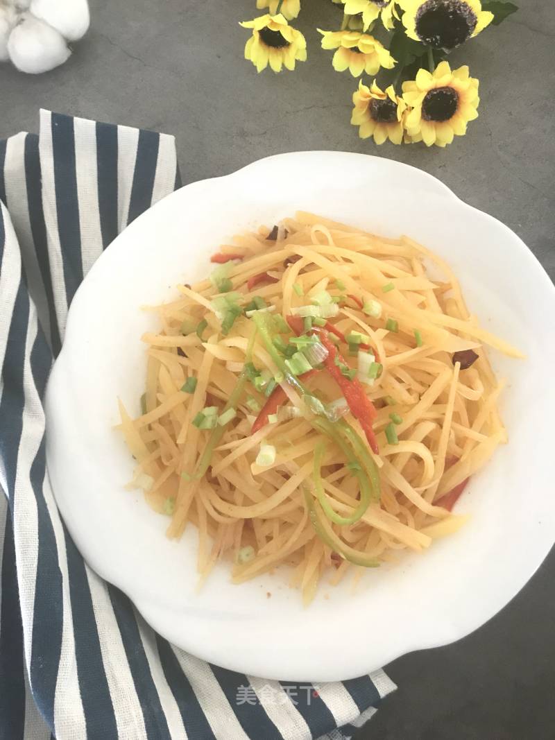 Spicy Potato Shreds recipe