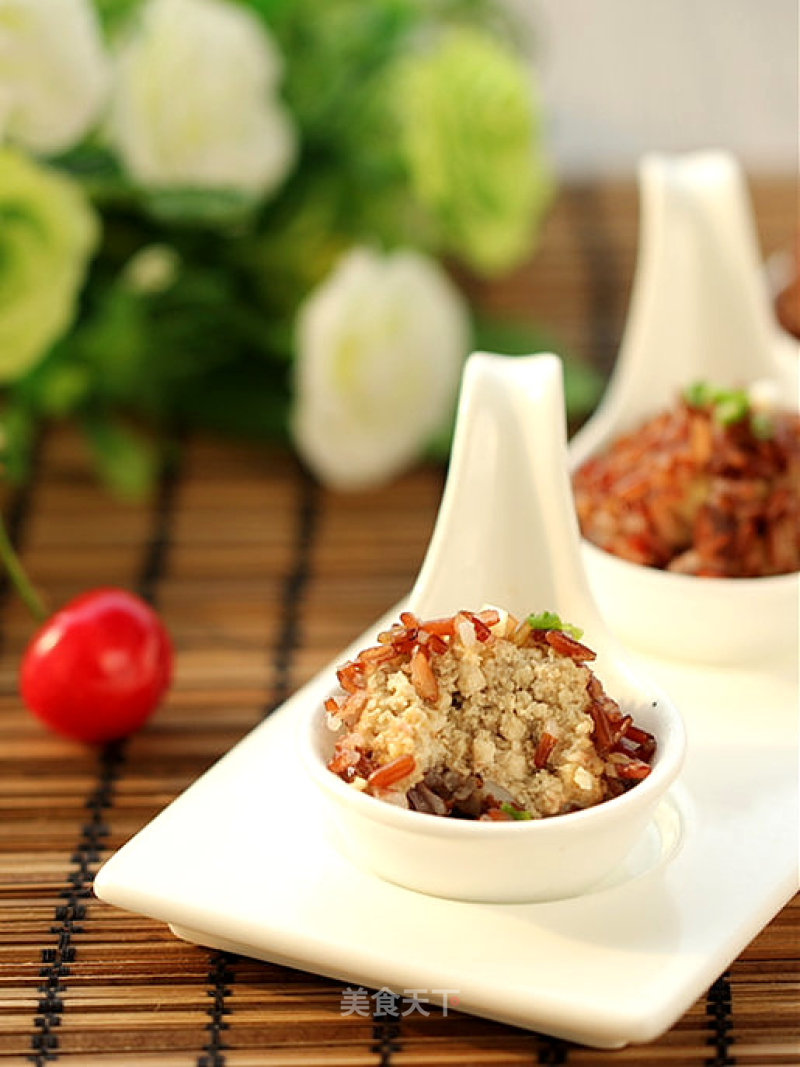 Red Rice Tofu Meatballs recipe