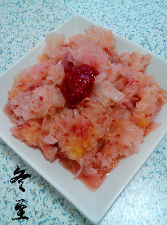 Tremella Mixed with Strawberry Jam recipe