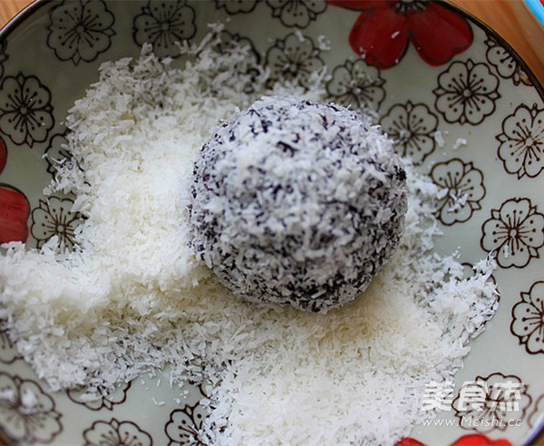 Purple Rice Coconut Mango Balls recipe