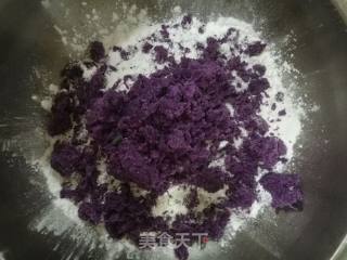 Purple Sweet Potato Rice Cake recipe