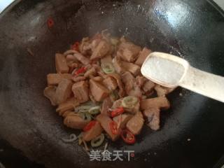 Stir-fried Pork Belly with Moldy Okara Balls recipe