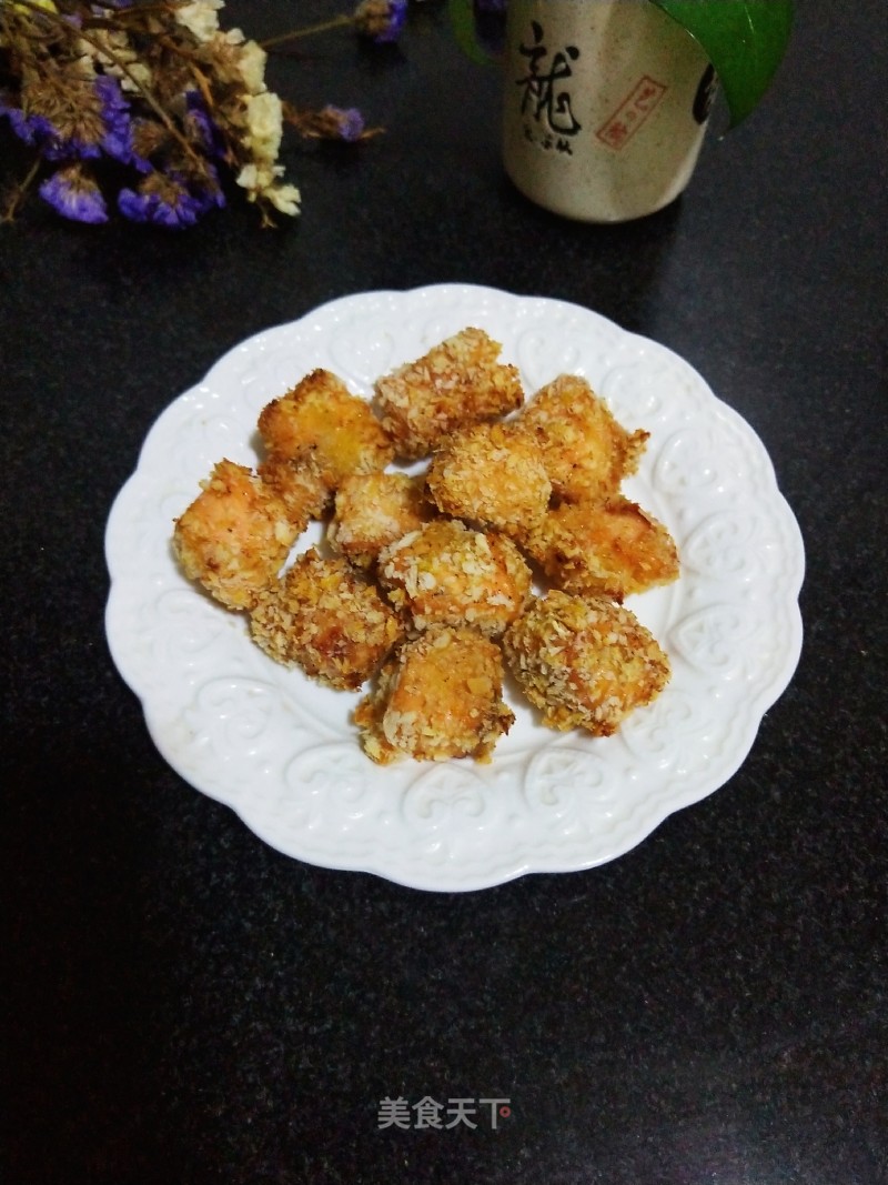 Crispy Salmon Cubes recipe