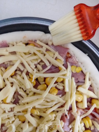 Bacon Corn Kernel Pizza recipe