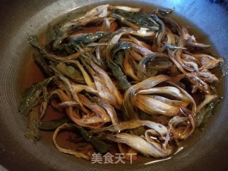 Salted Pork Bone Yam Dried Vegetable Soup recipe