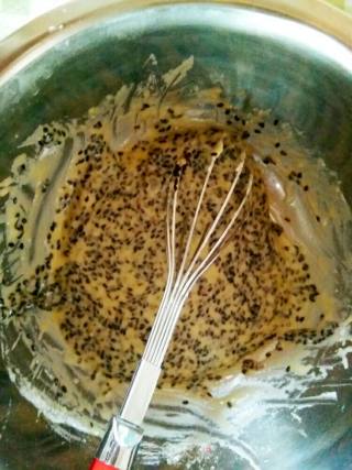 #四session Baking Contest and It's Love to Eat Festival#zero-based Black Sesame Crackers recipe