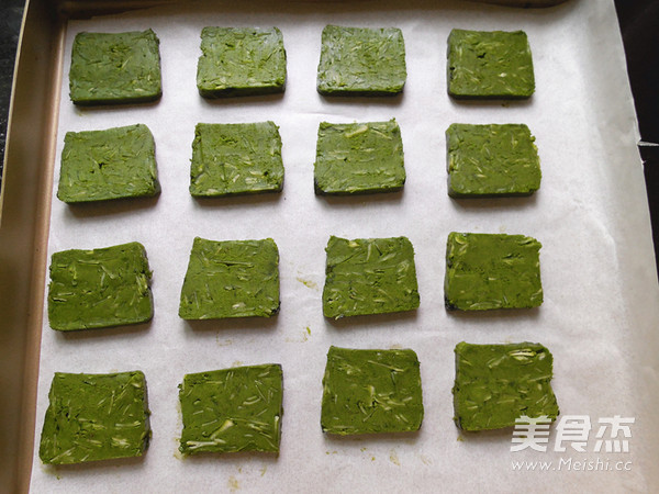 Matcha Almond Cookies recipe