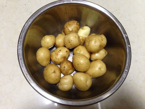 Fried Baby Potatoes with Salt and Pepper Cumin recipe