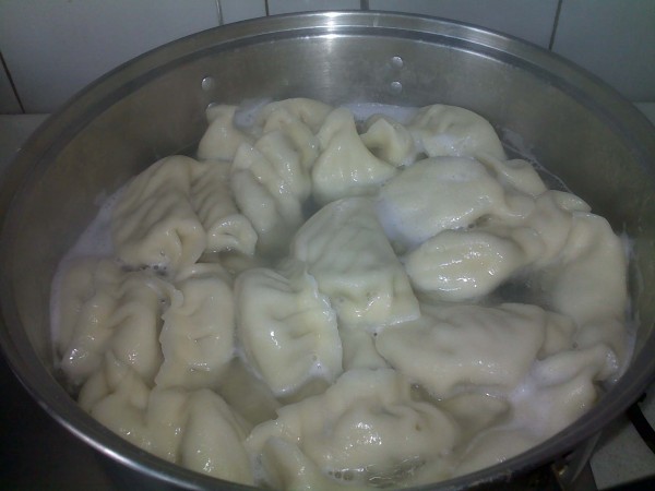 Wheat Celery and Shiitake Mushroom Dumplings recipe