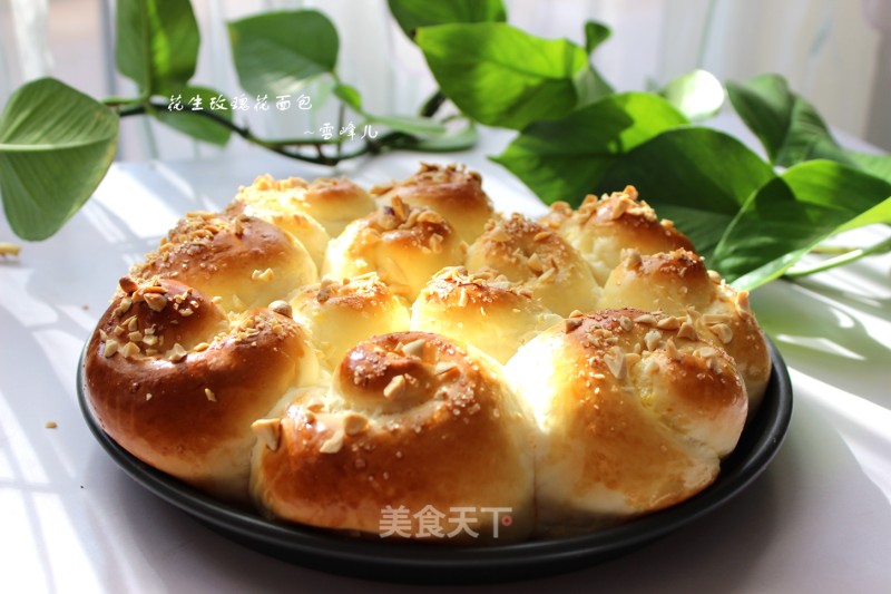 #trust of Beauty#peanut Rose Flower Bread recipe