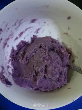 Yam Purple Potato Rice Cake recipe