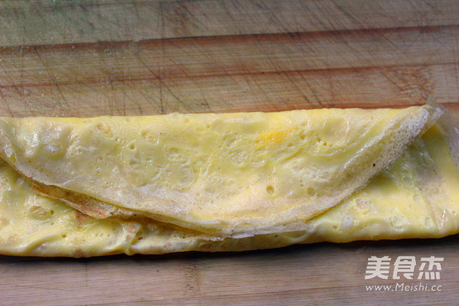 Green Bamboo Shoots Cold Egg Shreds recipe