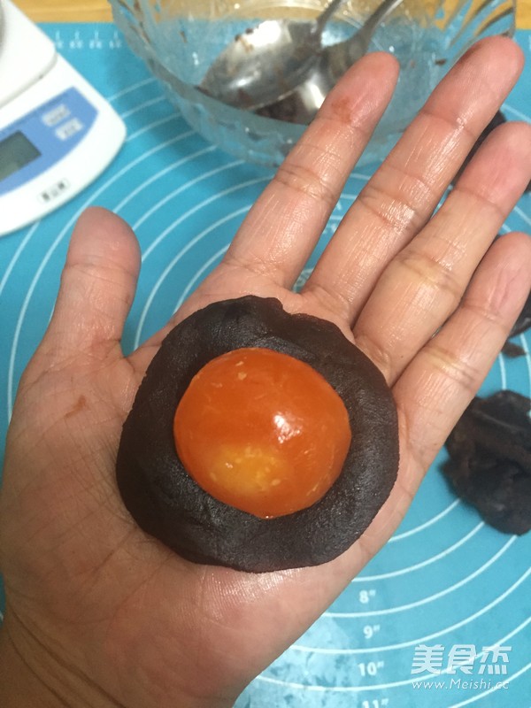 Bean Paste Egg Yolk Matcha Crisp recipe