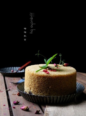 No Baking Powder Version Rose Brown Sugar Hair Cake recipe