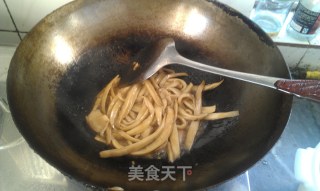 Shredded Pleurotus Eryngii in Abalone Sauce recipe