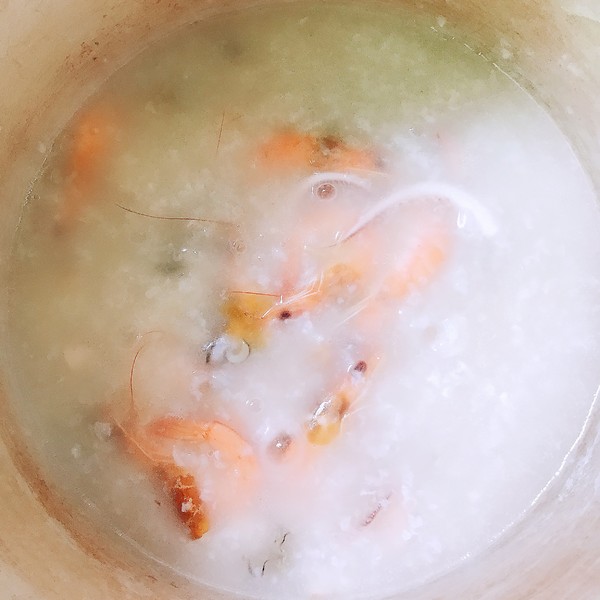 Seafood Porridge with Fresh Eyebrows recipe