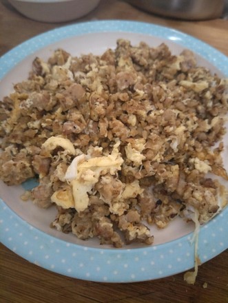 Minced Meat, Egg and Dried Radish recipe