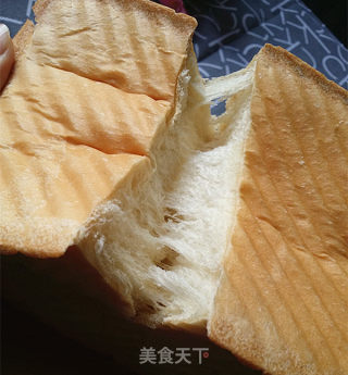 British Water Curtain Drawing Toast#one-time Kneading/one-time Fermentation# recipe