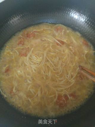 Potato Tomato Noodle Soup recipe
