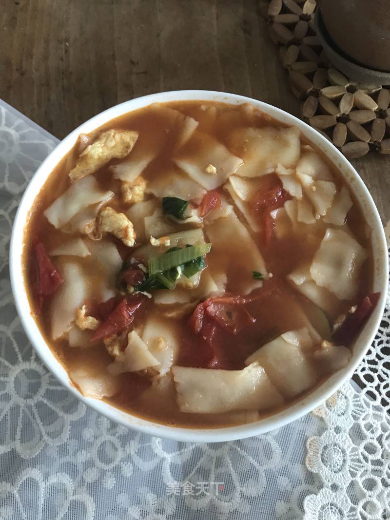 Tomato Egg Potato Noodles recipe