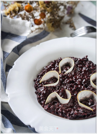 A Simple Small Pastry-black Rice Pudding recipe