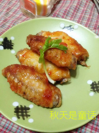 Microwave Version of Fried Chicken Wings recipe