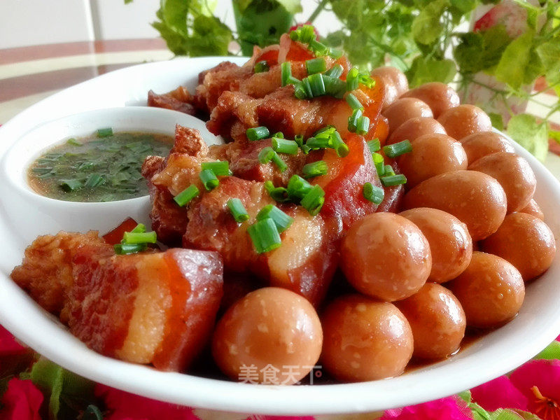 Braised Pork with Quail Eggs recipe