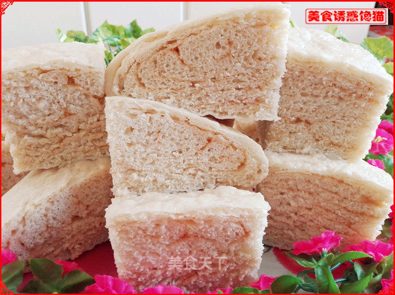 Steamed Cake with Sesame Sauce recipe