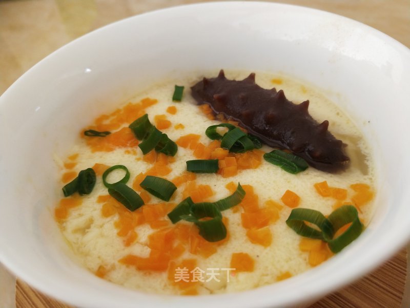 Baby Sea Cucumber Steamed Egg