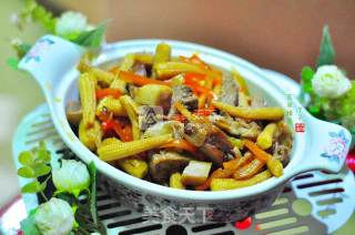 Braised Pork with Baby Corn recipe