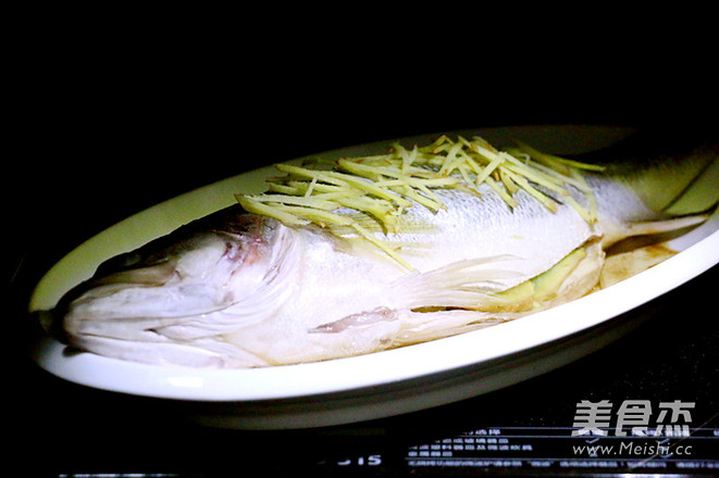 Microwave Steamed Sea Bass recipe