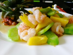 Candidates' Decompression Appetizer Quick Hand Dish~pineapple Fried Shrimp recipe