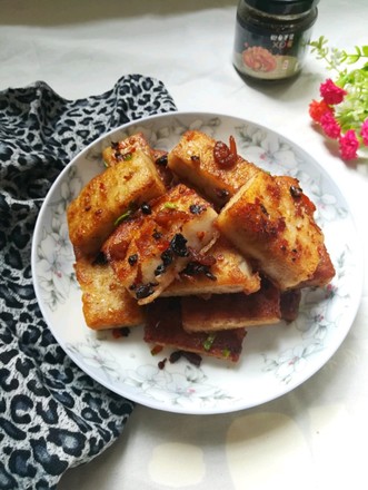 Taro Cake with Xo Sauce recipe