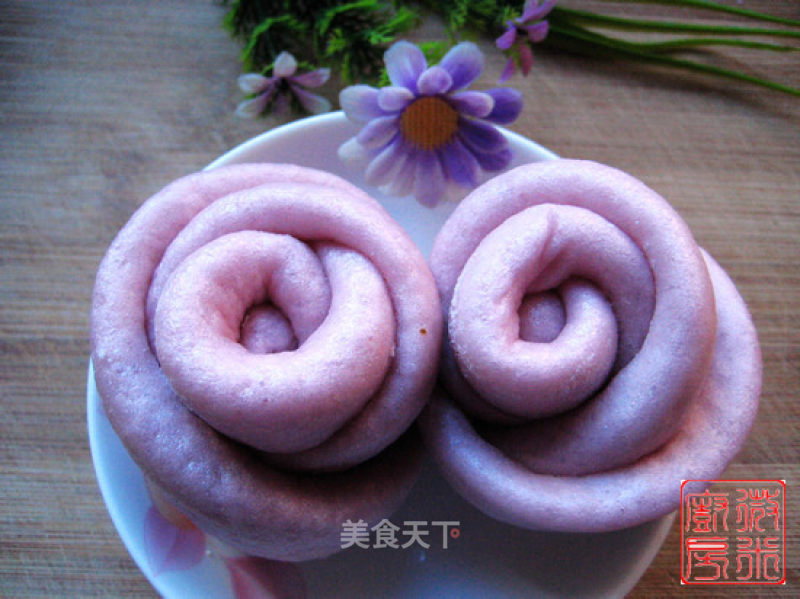 Purple Rose Bun recipe