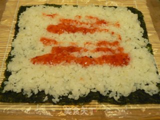 Spicy Squid Sushi and Cute Rice Balls recipe