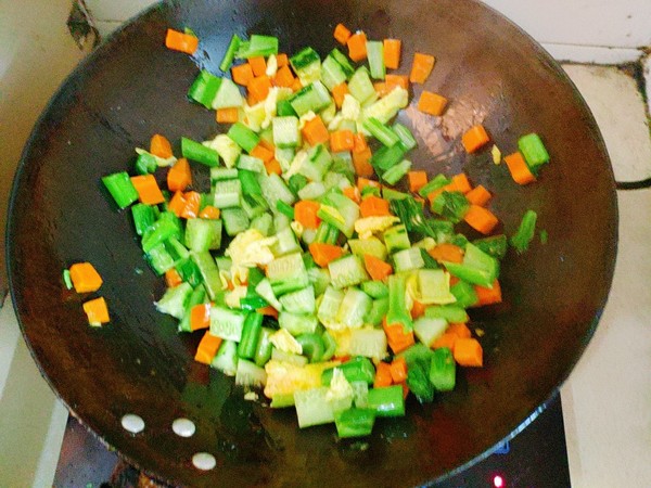 Rainbow Fried Rice recipe