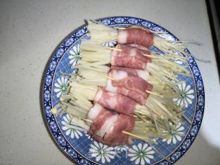Bacon Enoki Mushroom recipe