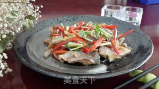 Steamed Fish with Dried Radish recipe