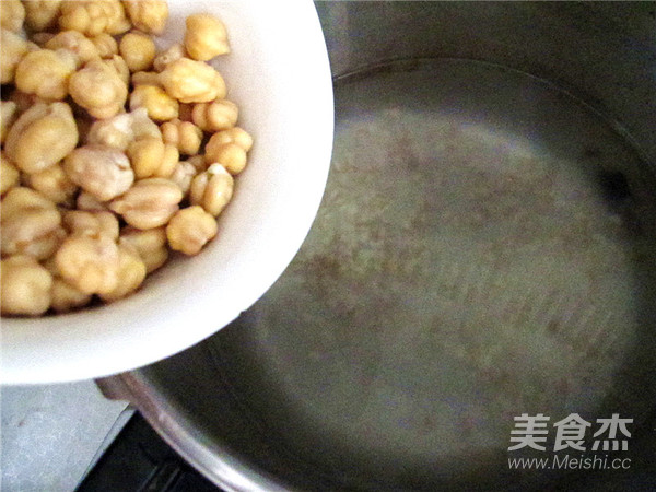 Chickpeas and Barley Congee recipe