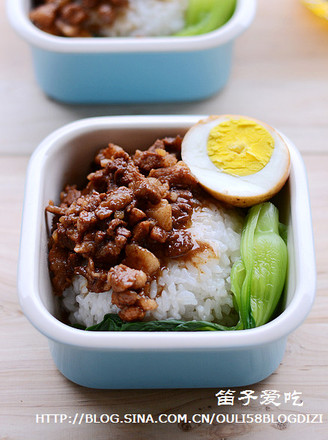 Onion Braised Pork Rice recipe