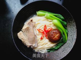 Leg Bone Soup Lo Noodles recipe