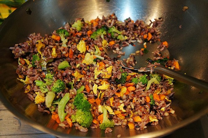 Broccoli Carrot Egg Fried Rice recipe