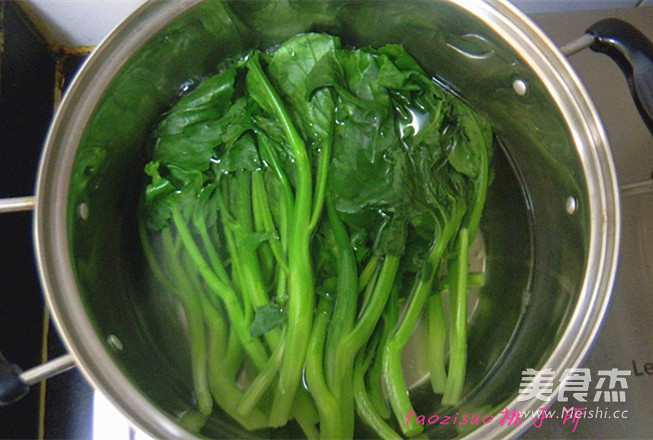 Boiled Chinese Kale recipe