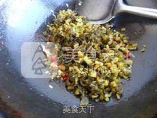 Stir-fried Soybeans with Pickled Vegetables and Minced Meat recipe