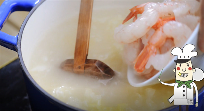 Seafood Mushroom Soup with Rice recipe