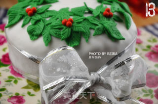 Christmas Fondant Cake recipe